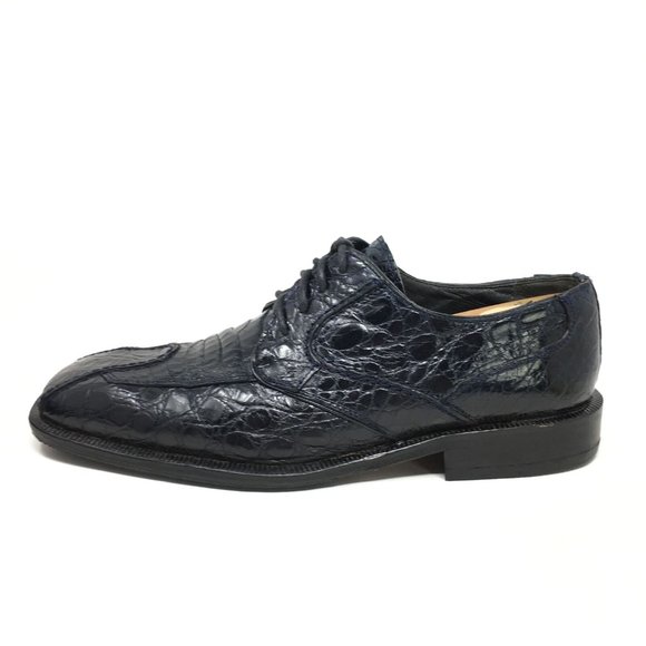 David Eden Oxfords Shoe Size 9 Blue Full Crocodile main image 8